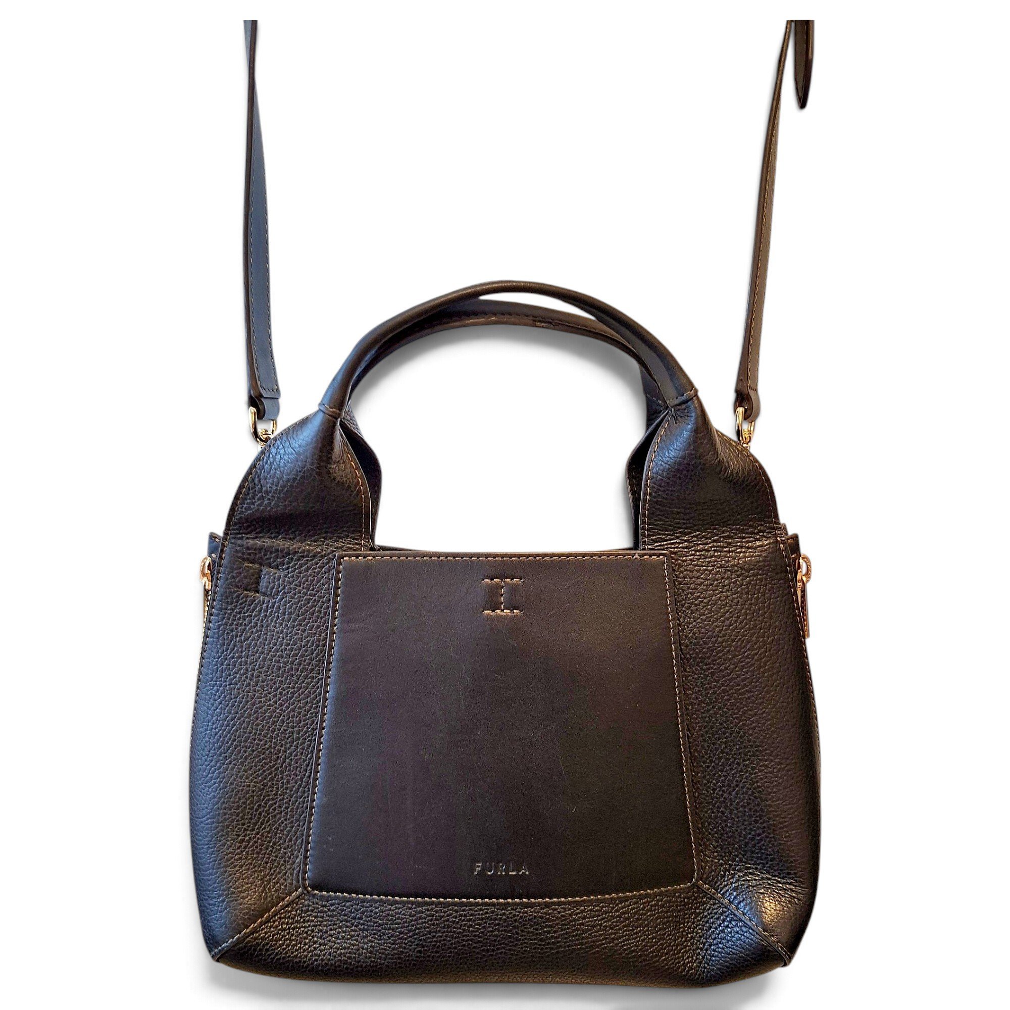 Leather handbag