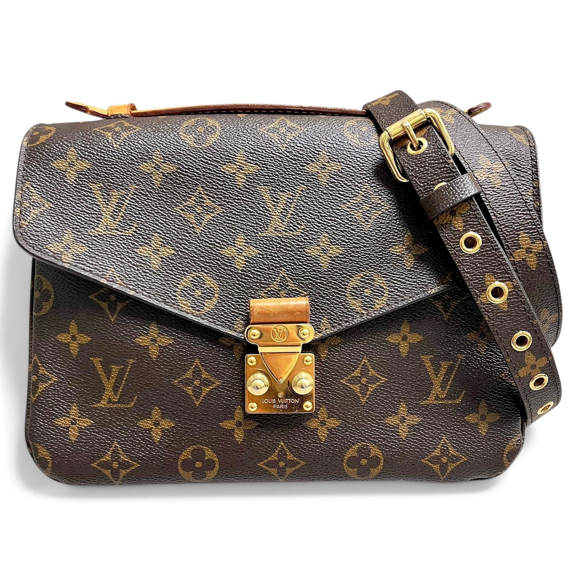 Metis leather handbag