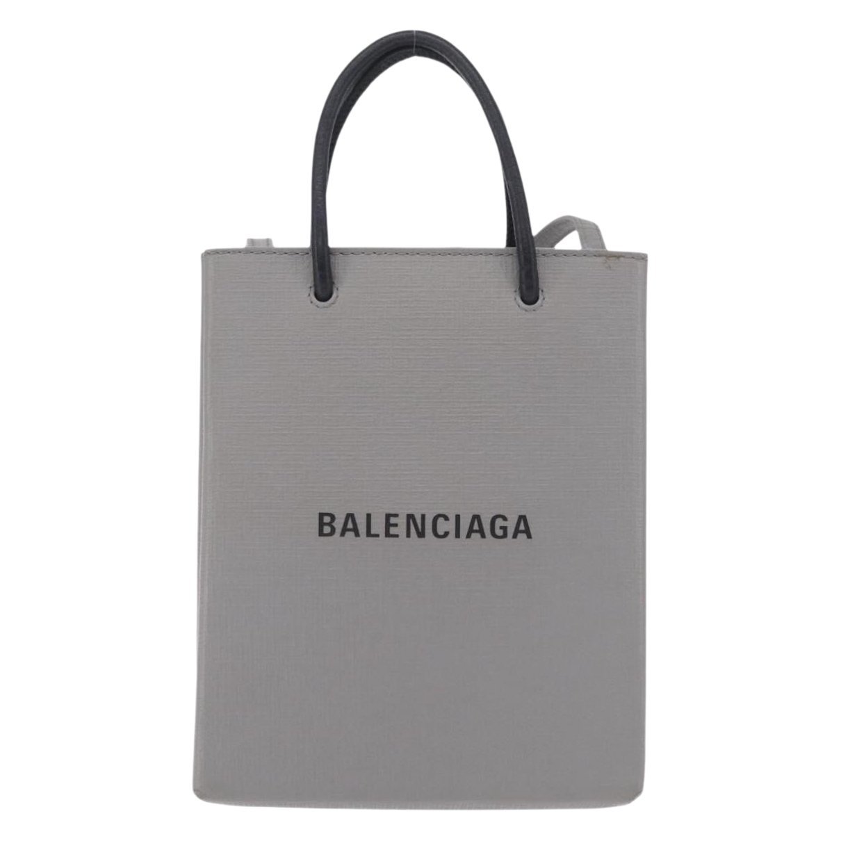 Shopping North South leather tote