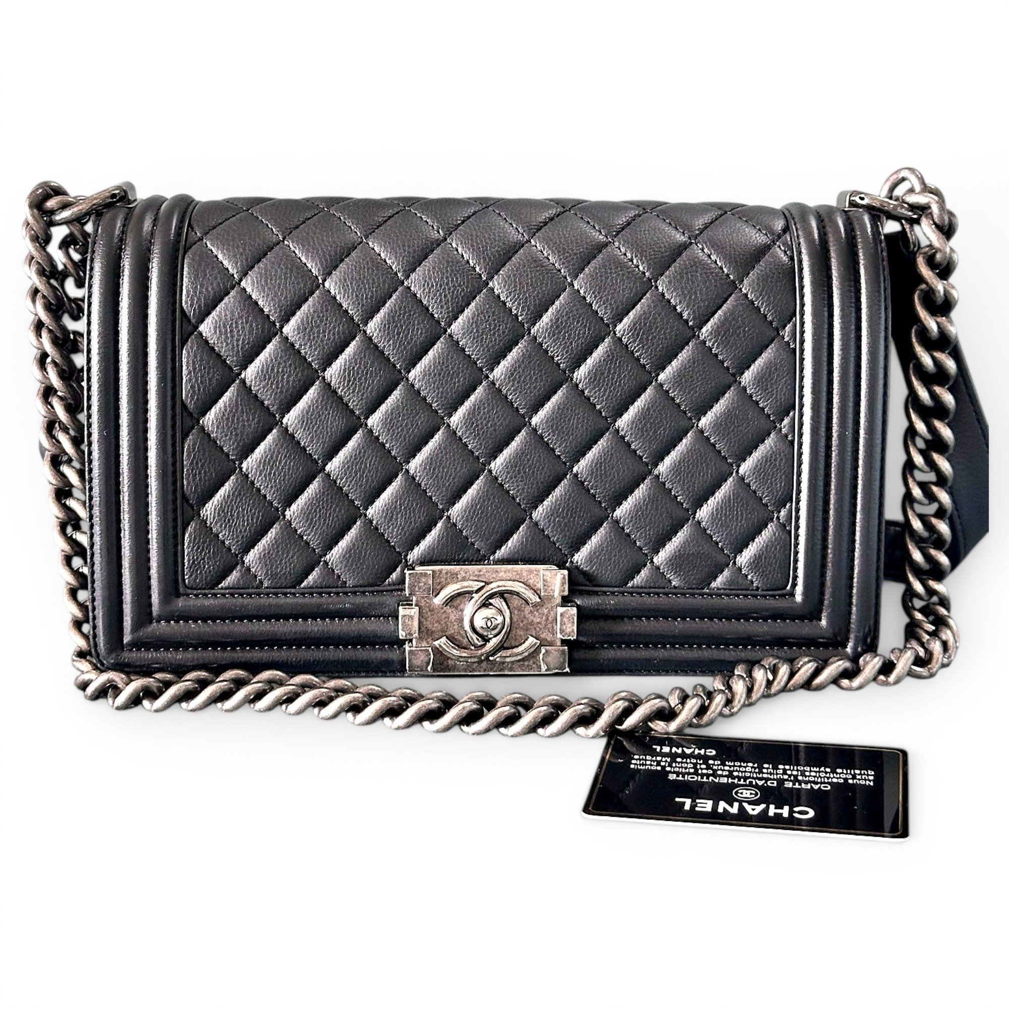 Boy leather handbag