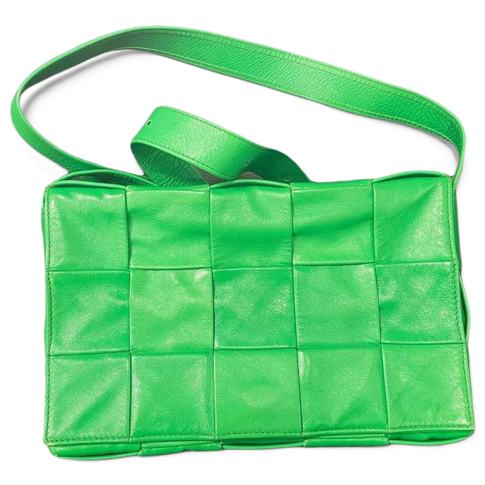 Cassette leather handbag