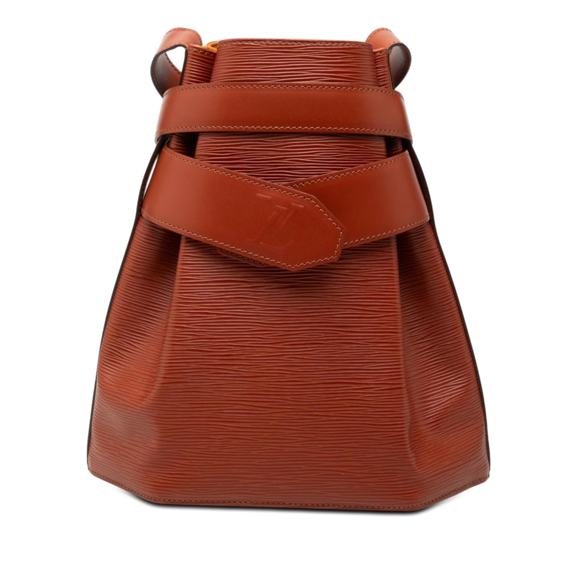 Bucket leather bag