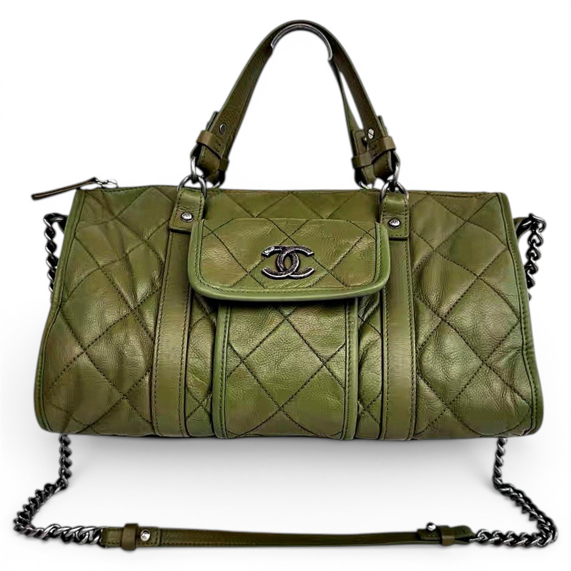 Leather handbag