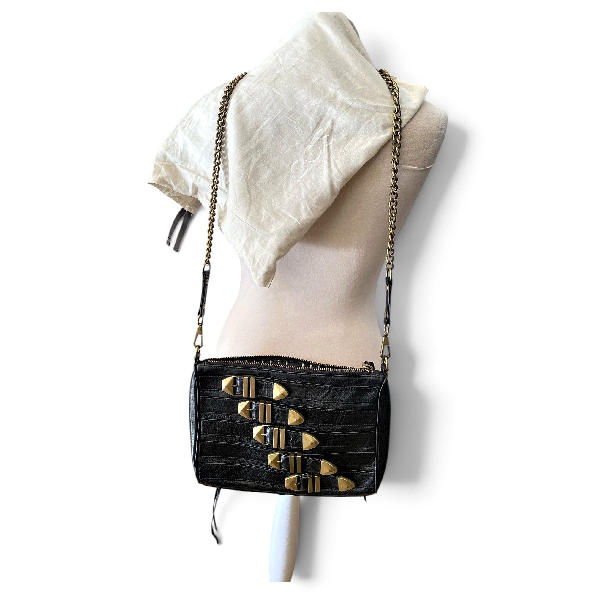 Leather crossbody bag