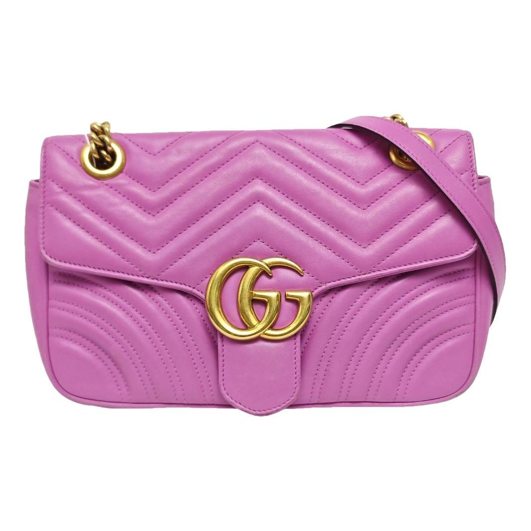 GG Marmont Flap leather handbag