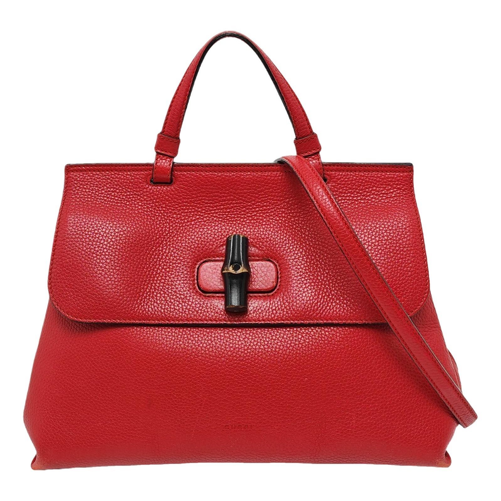Bamboo Daily Top Handle leather handbag