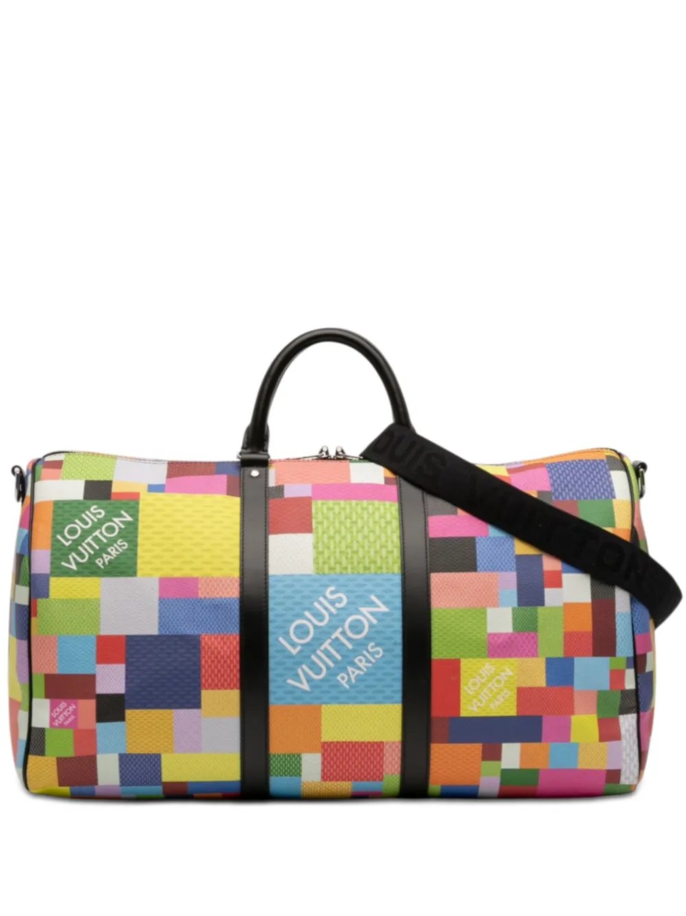 2021 Multicolor Damier Graphite 3D Keepall Bandouliere 50 travel bag
