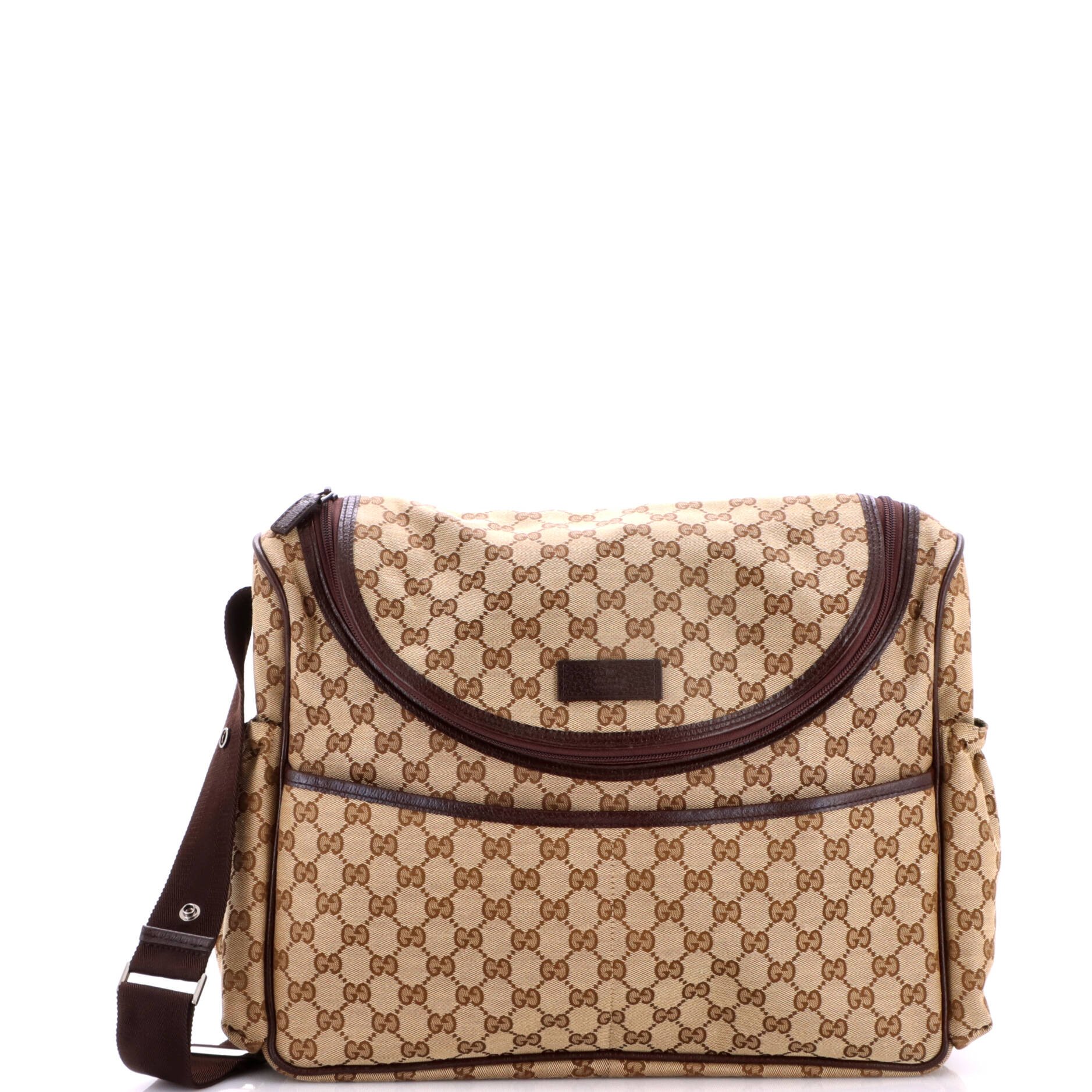 Diaper Crossbody Bag GG Canvas