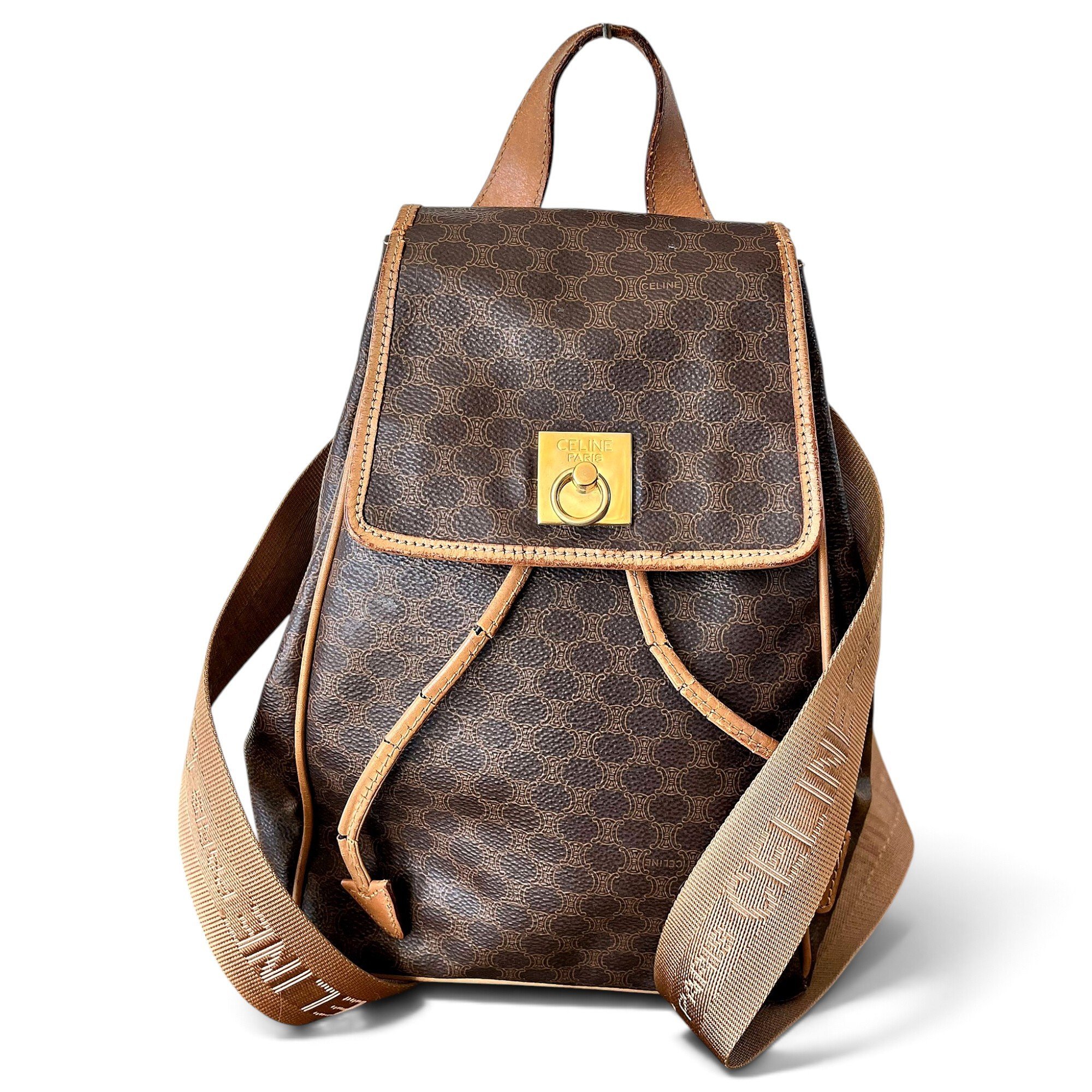 Folco leather backpack