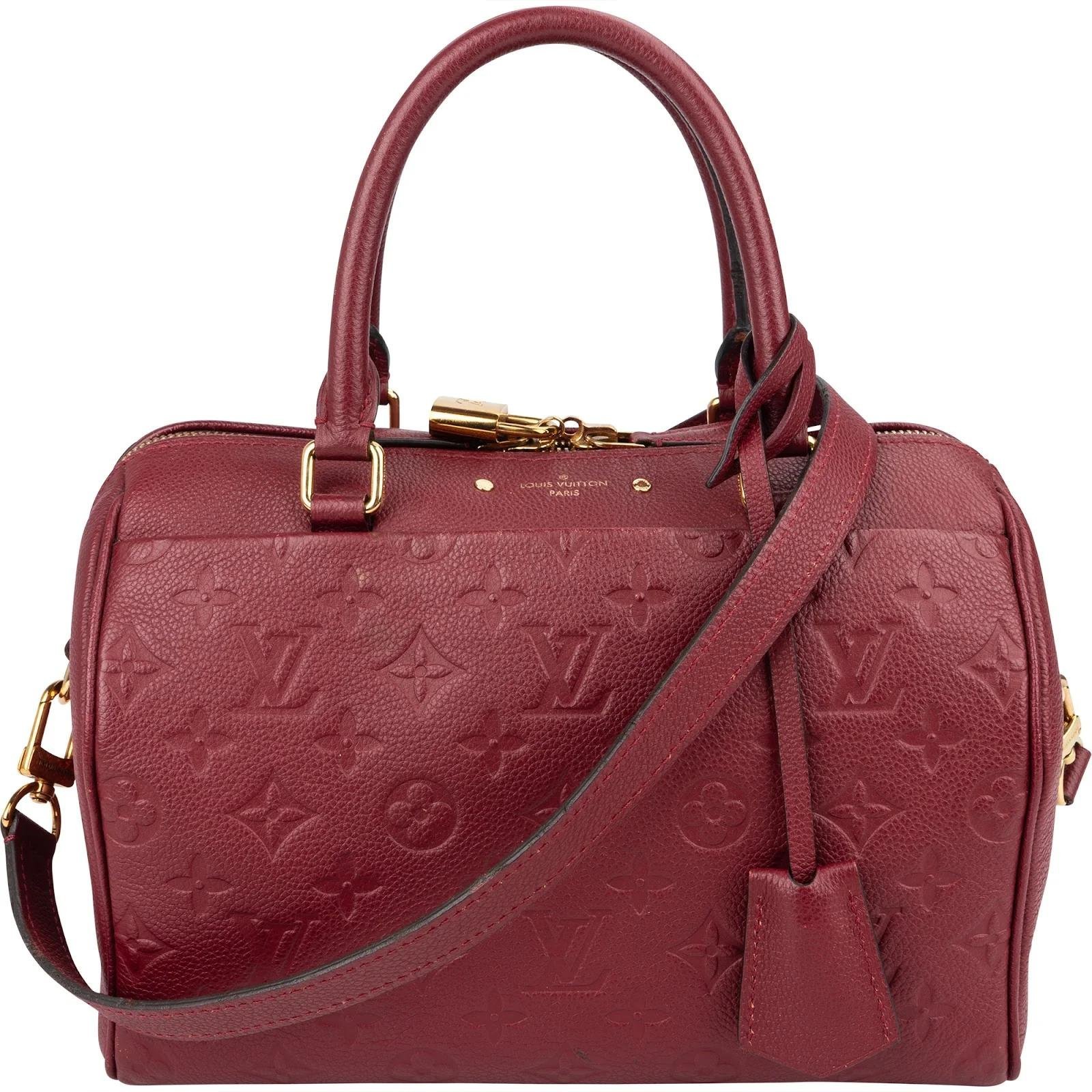 Speedy leather handbag