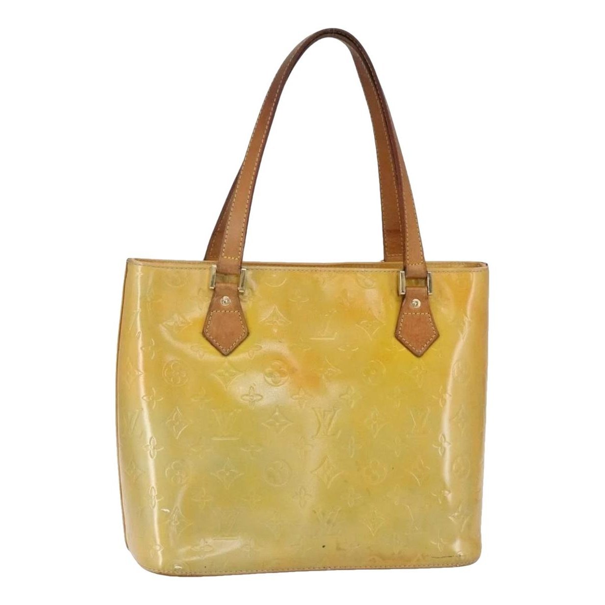 Patent leather handbag