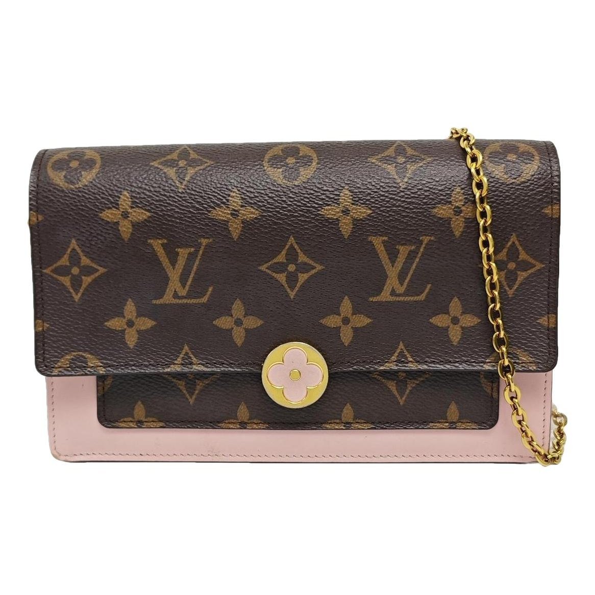 Chaîne Flore leather handbag