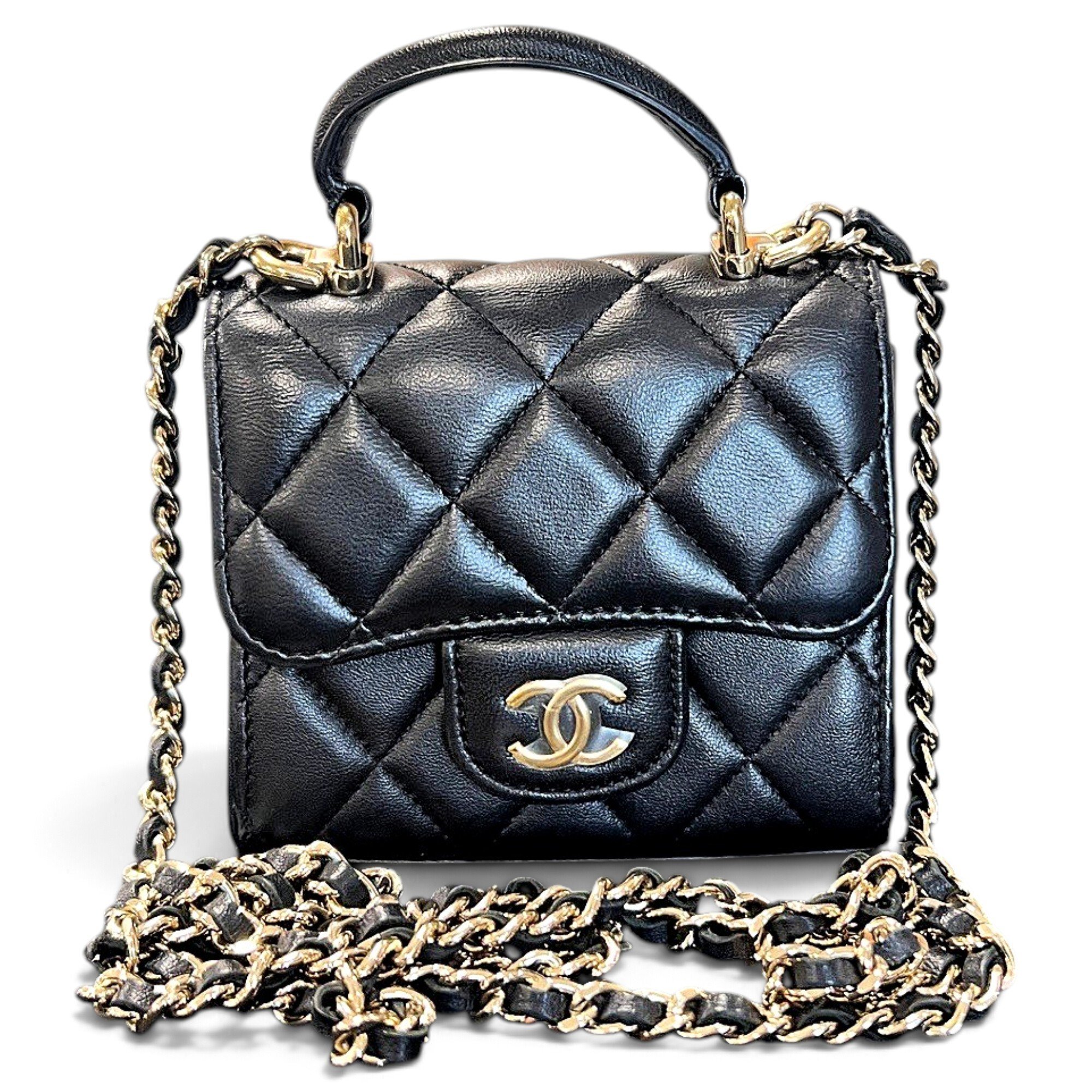 Leather mini bag