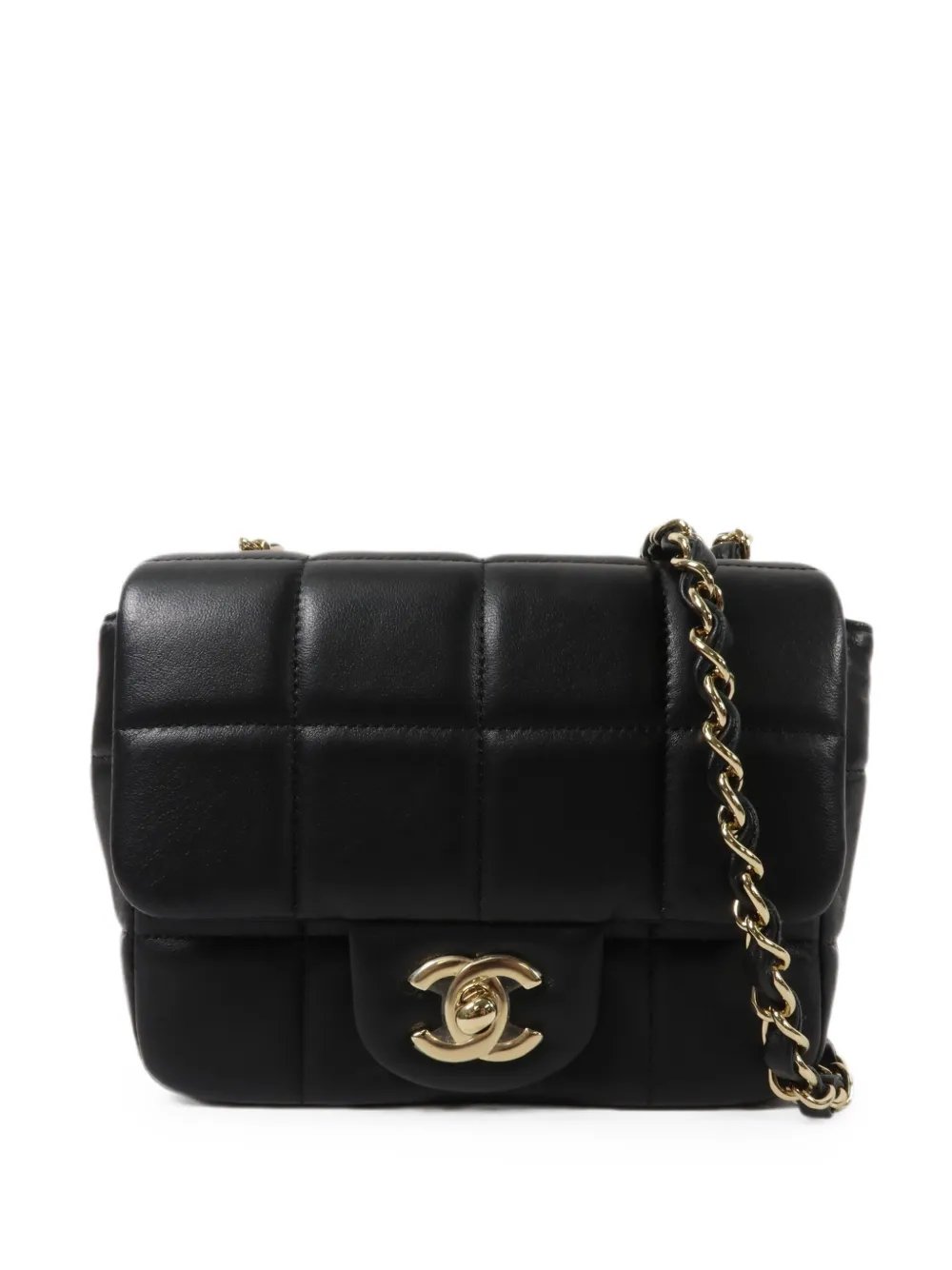 CC logo-charm-chain shoulder bag