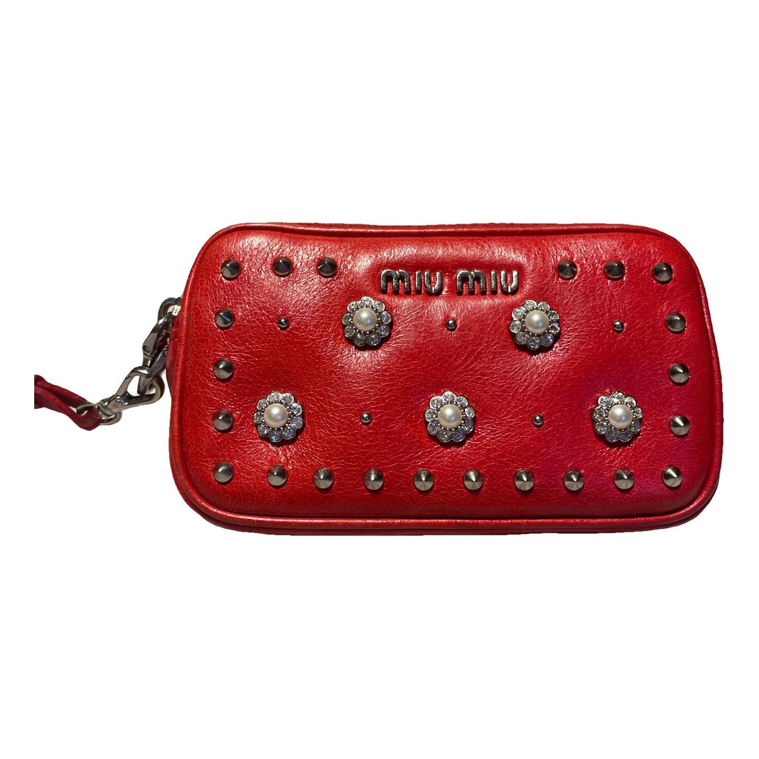 Miu Miu Leather clutch bag