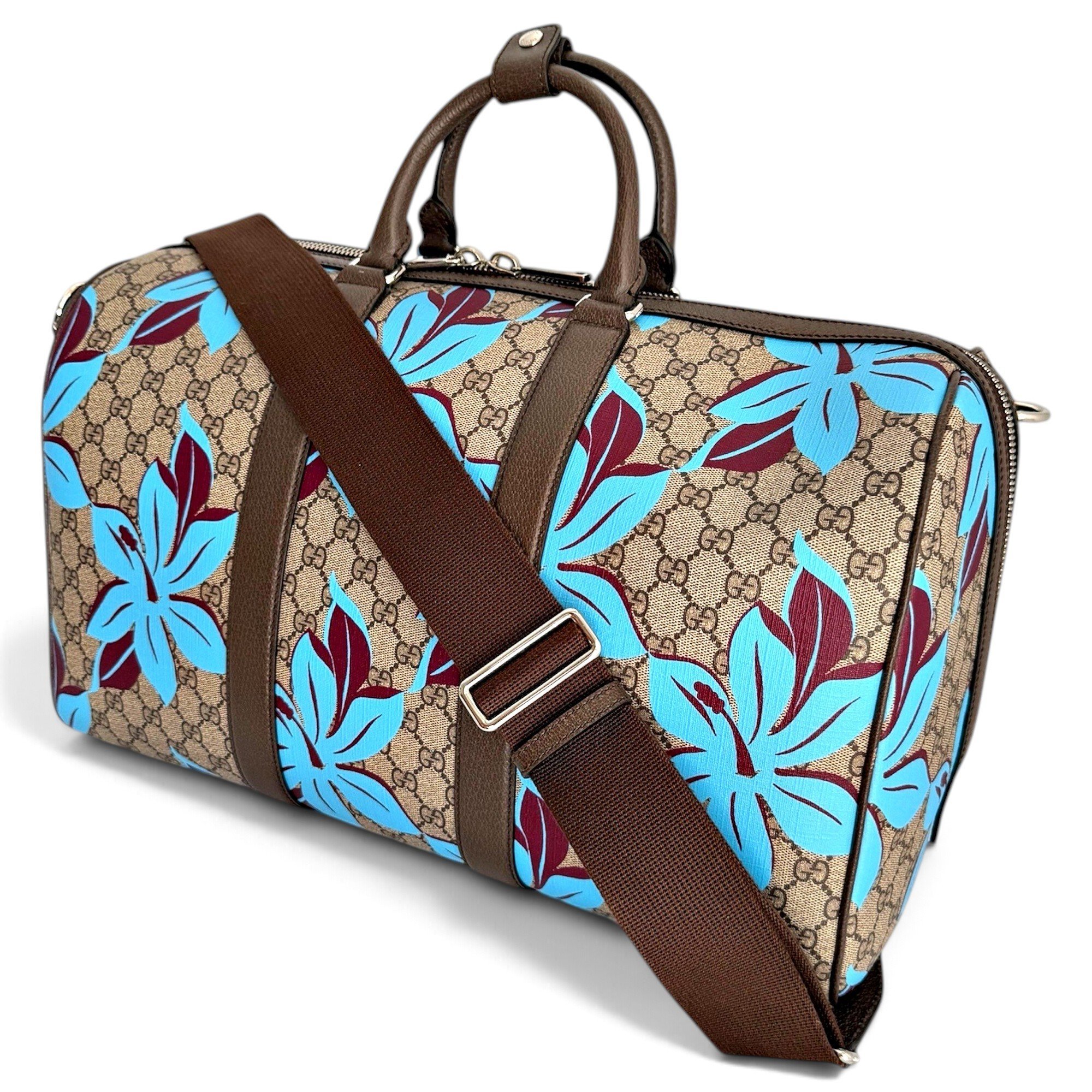 Vegan leather travel bag