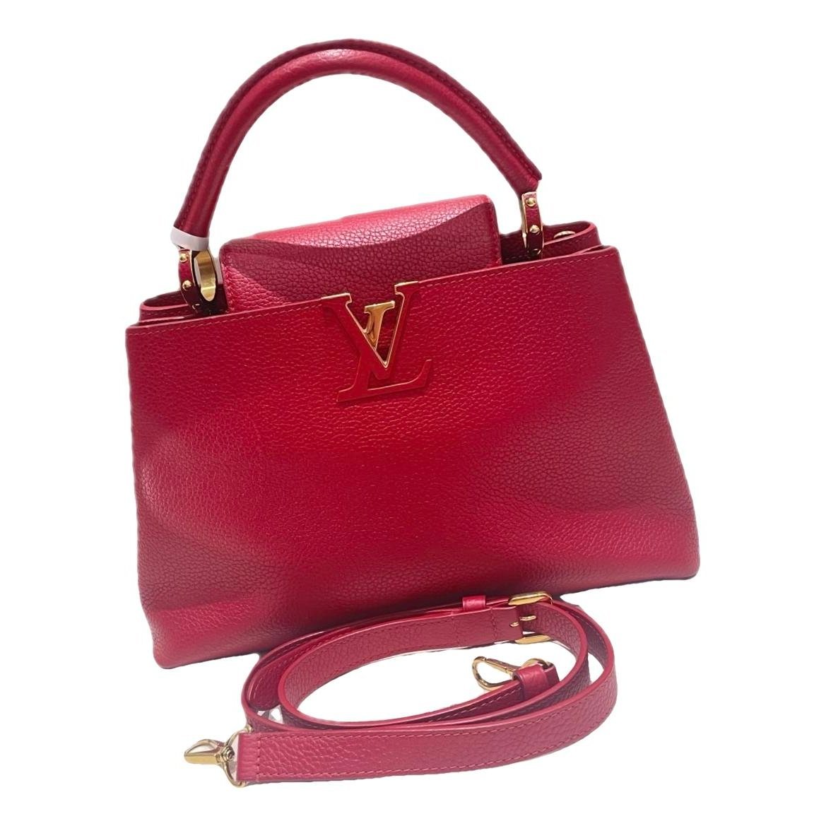 Capucines leather handbag