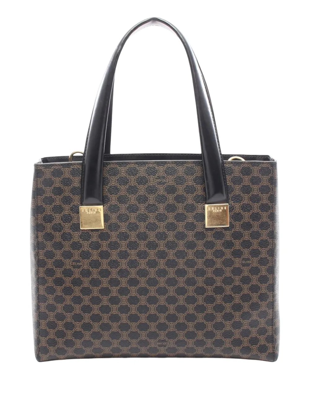 Celine 20th Century Macadam Coated Canvas handbag