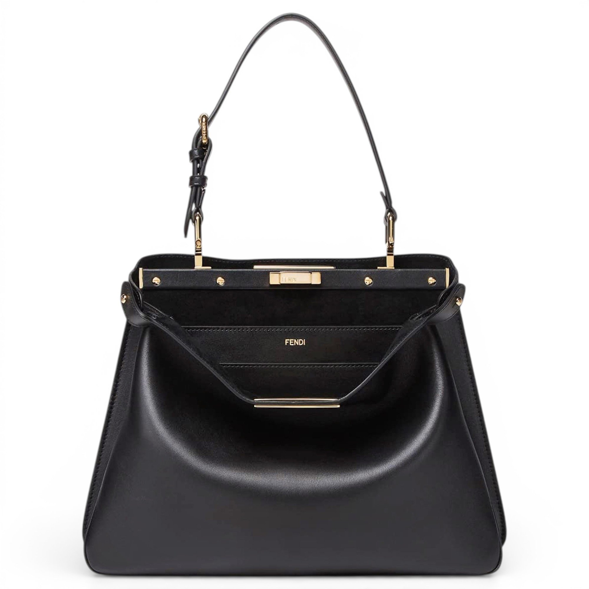 Peekaboo leather handbag