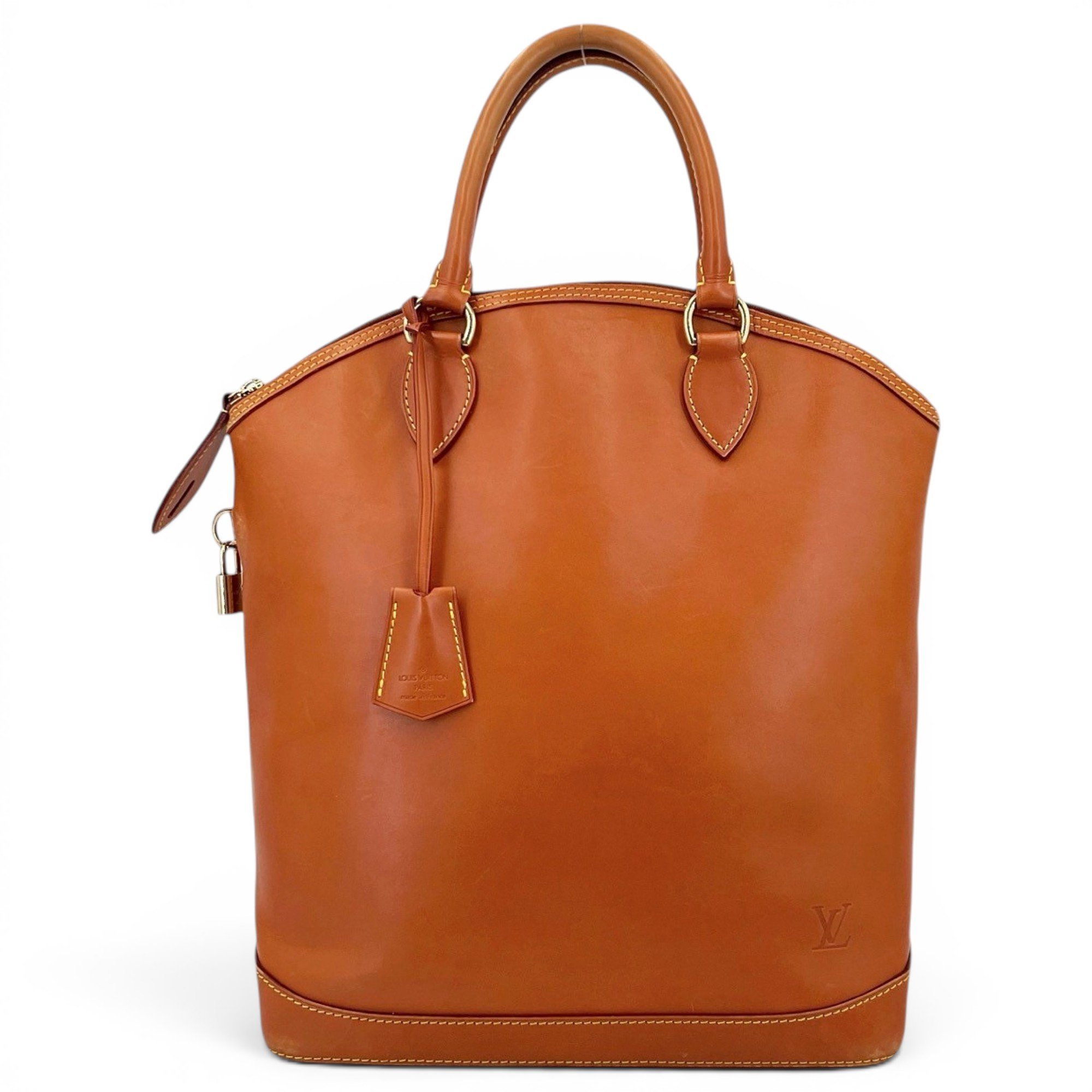 Lockit Vertical leather handbag
