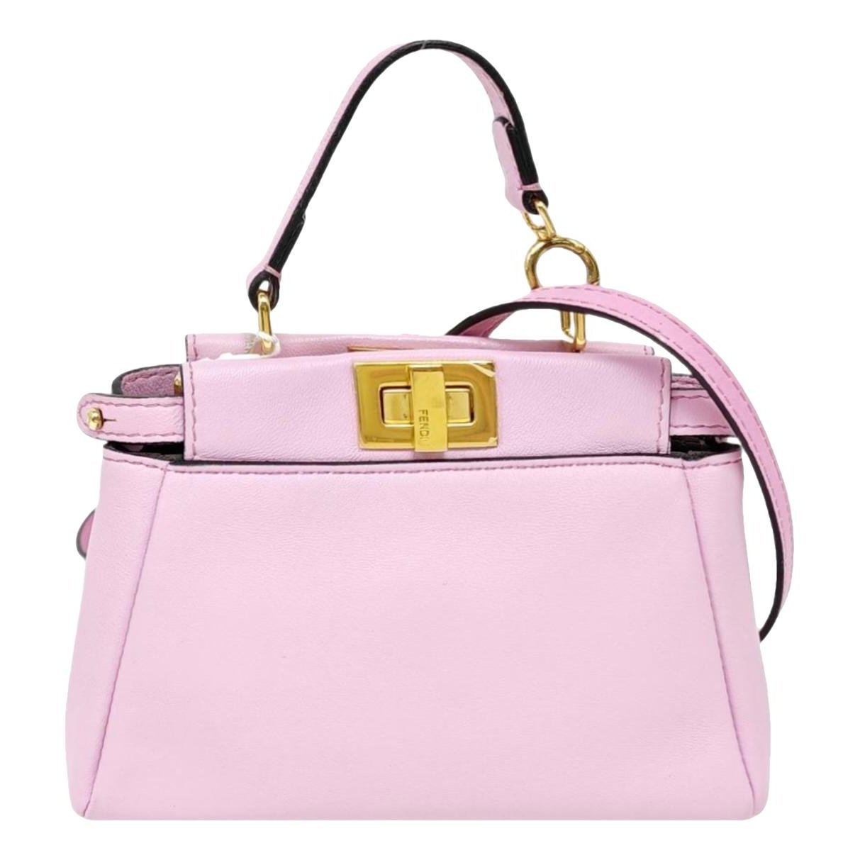 Peekaboo leather handbag