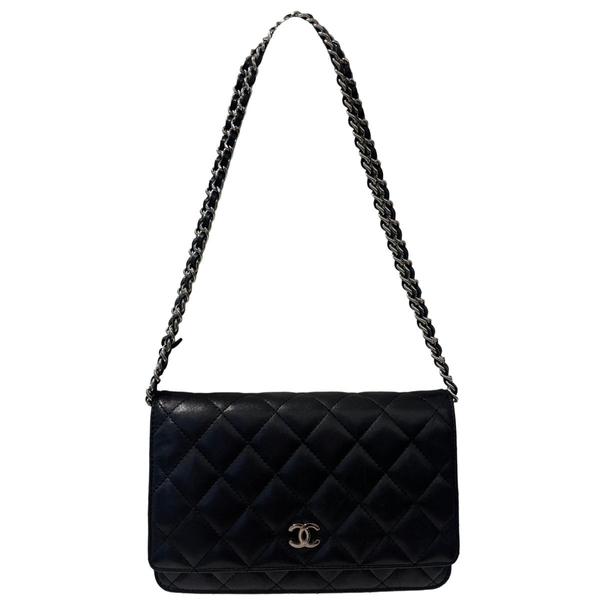 Wallet On Chain Timeless/Classique leather crossbody bag
