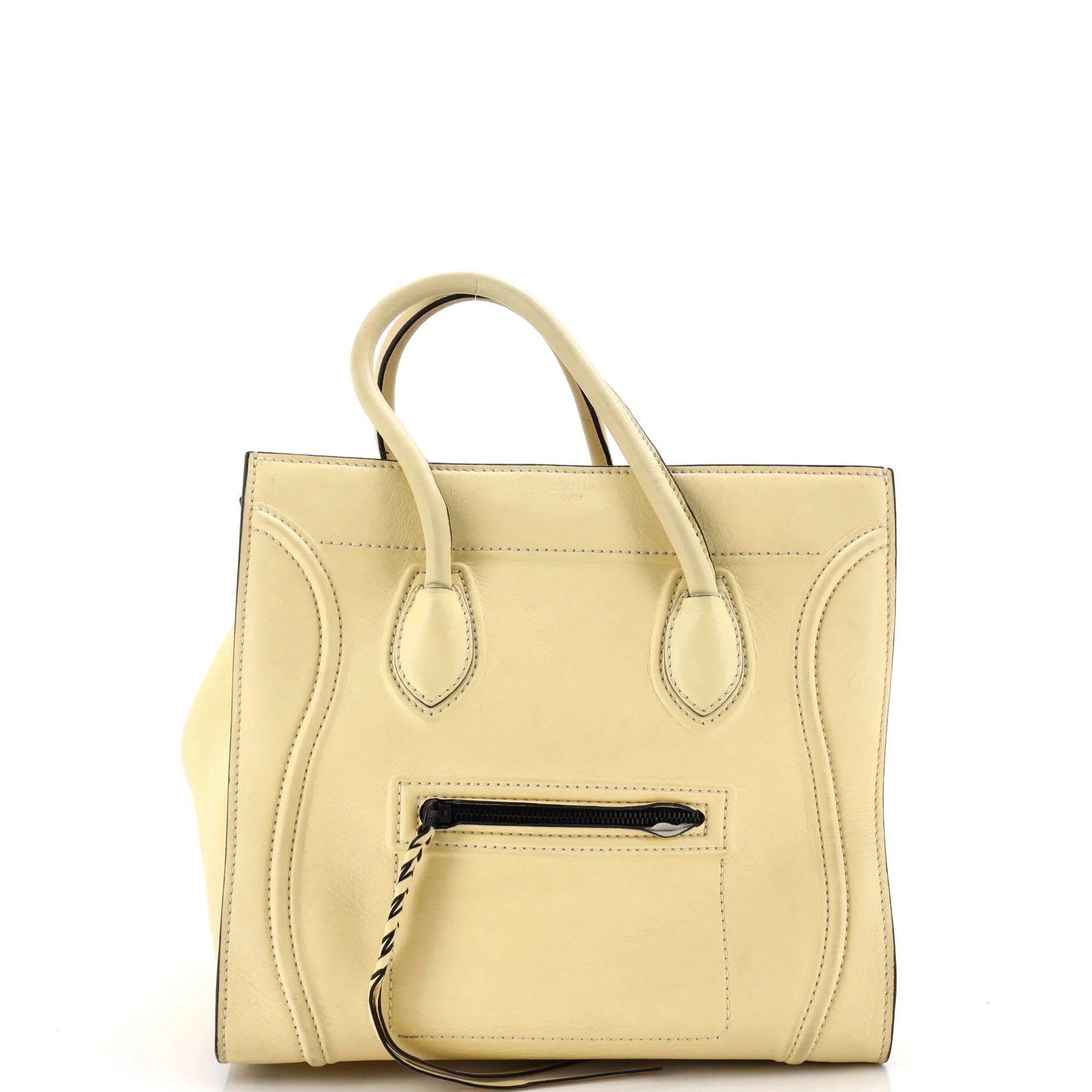 Leather tote