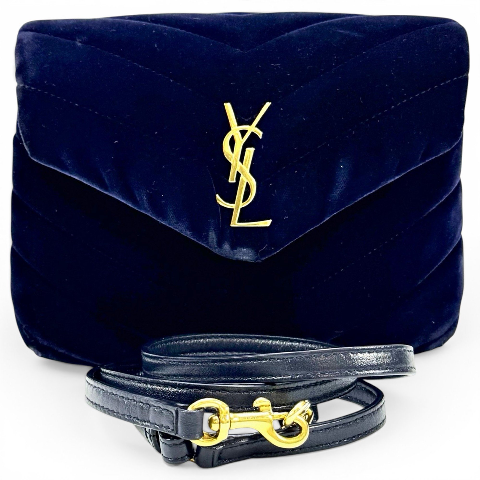 Loulou Toy velvet crossbody bag