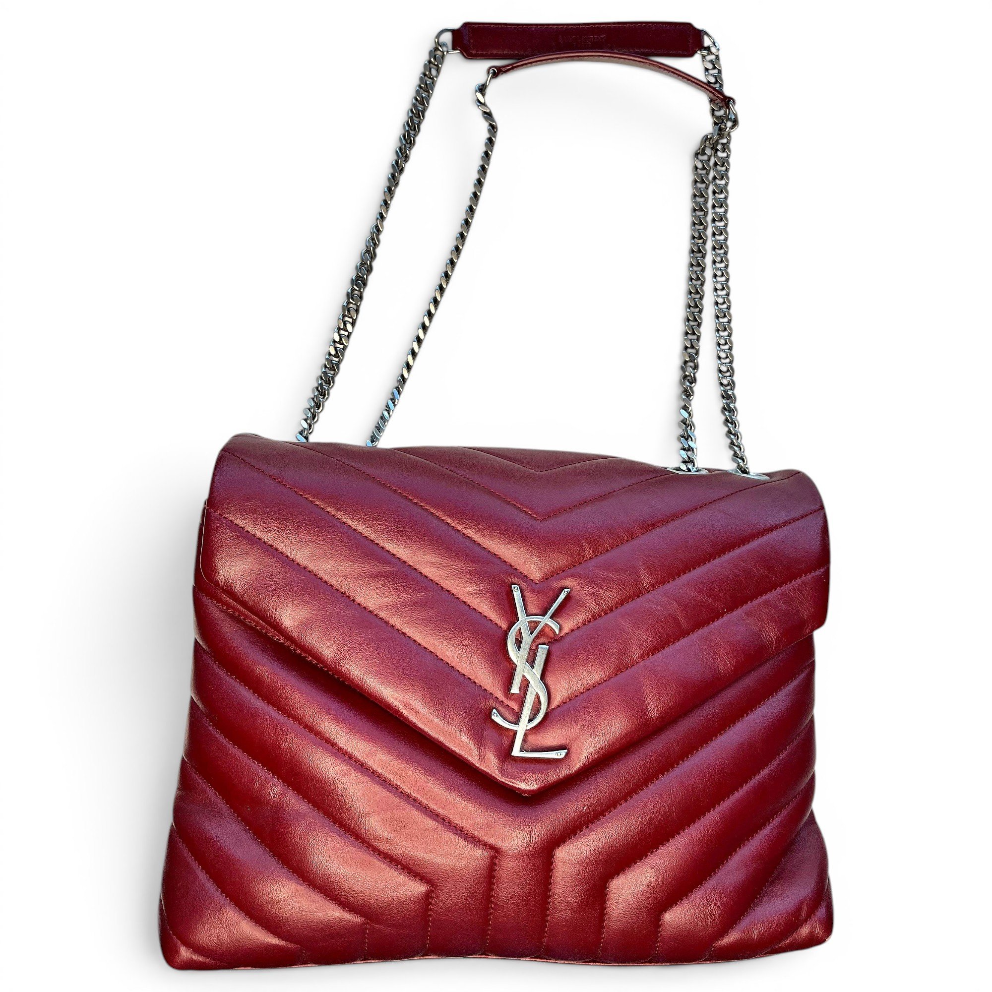 Loulou leather handbag