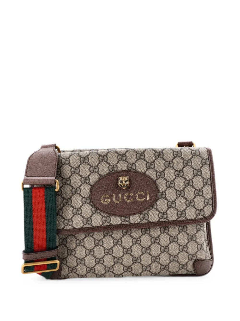 Neo Vintage Flap Messenger GG Coated Canvas Medium crossbody bag