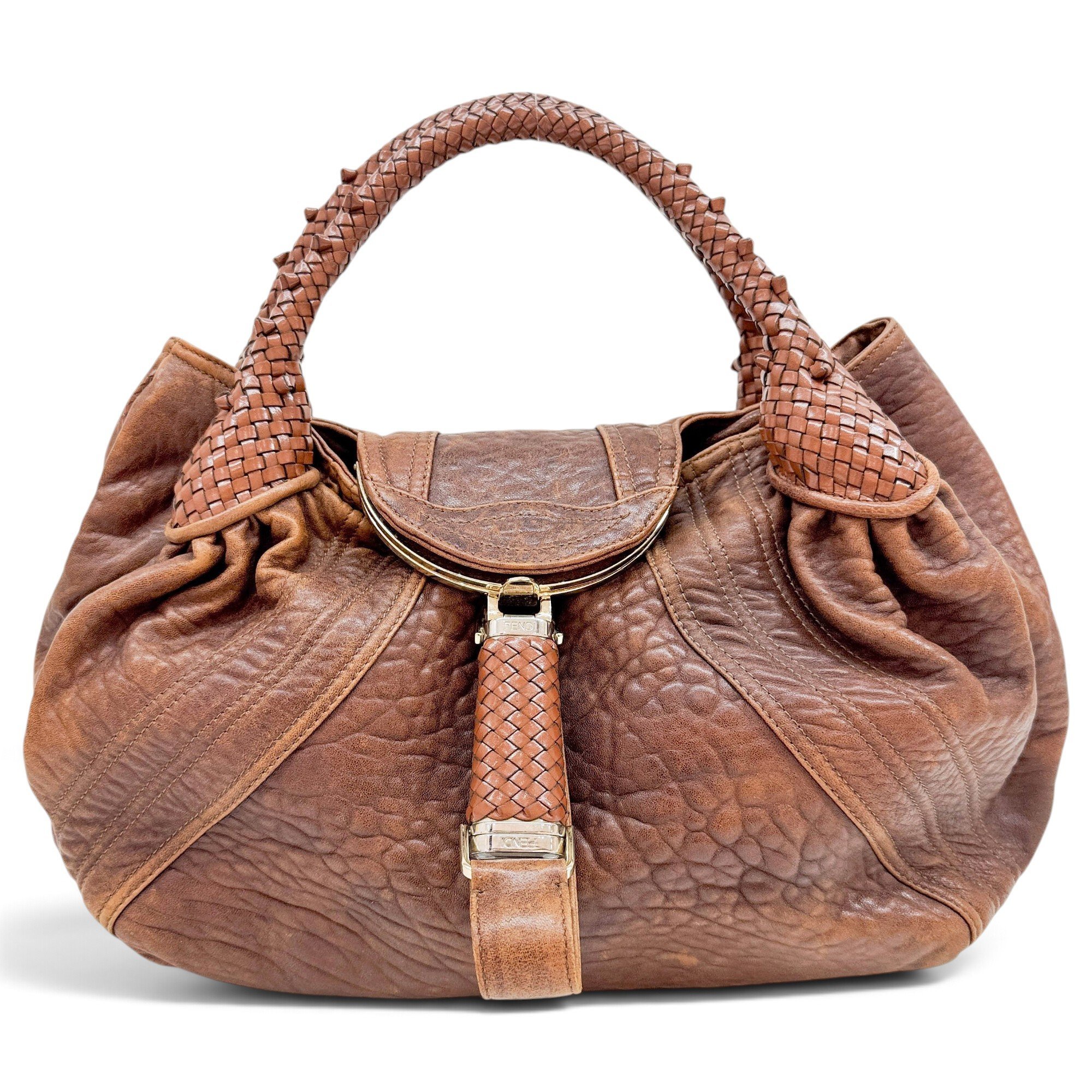Spy leather handbag