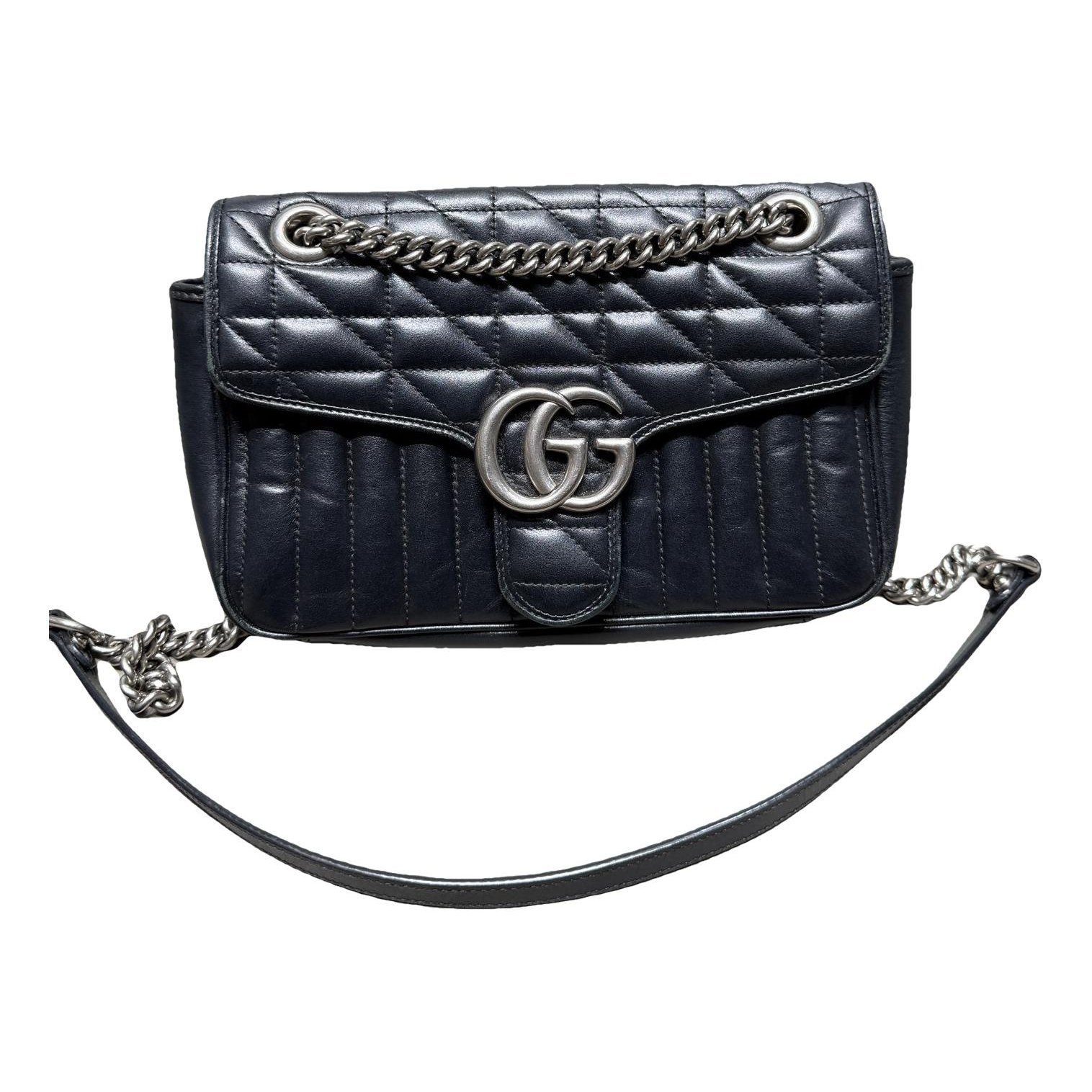 GG Marmont Flap leather crossbody bag