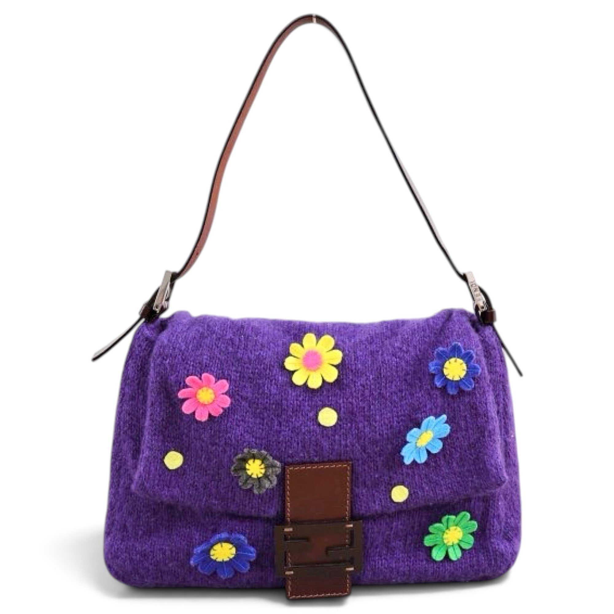 Mamma Baguette wool handbag