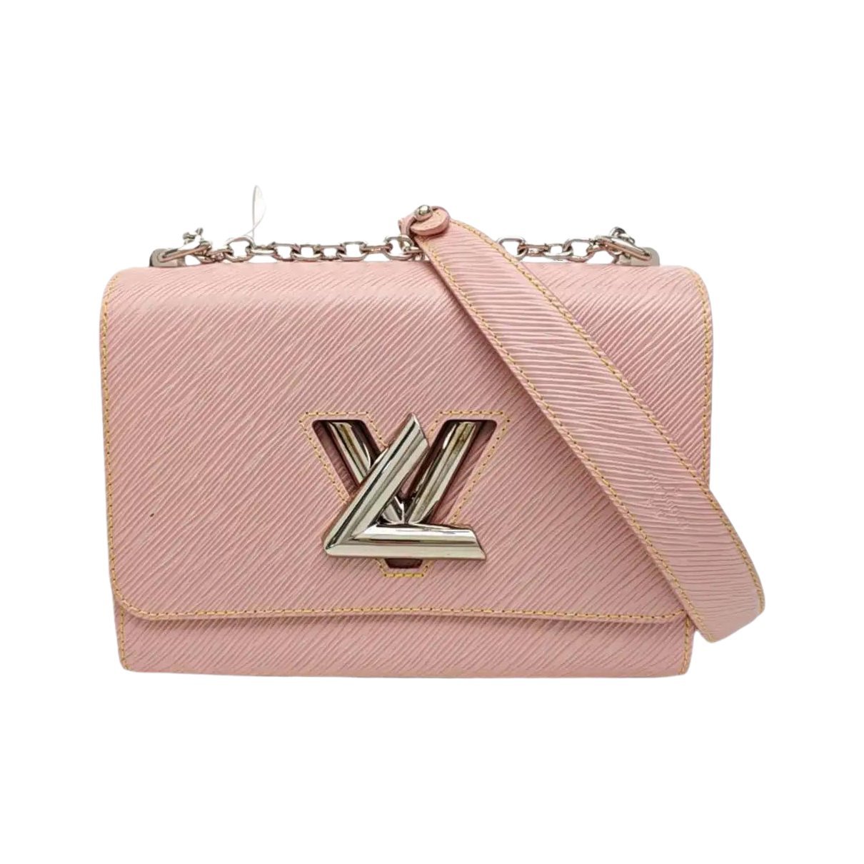 Twist leather handbag