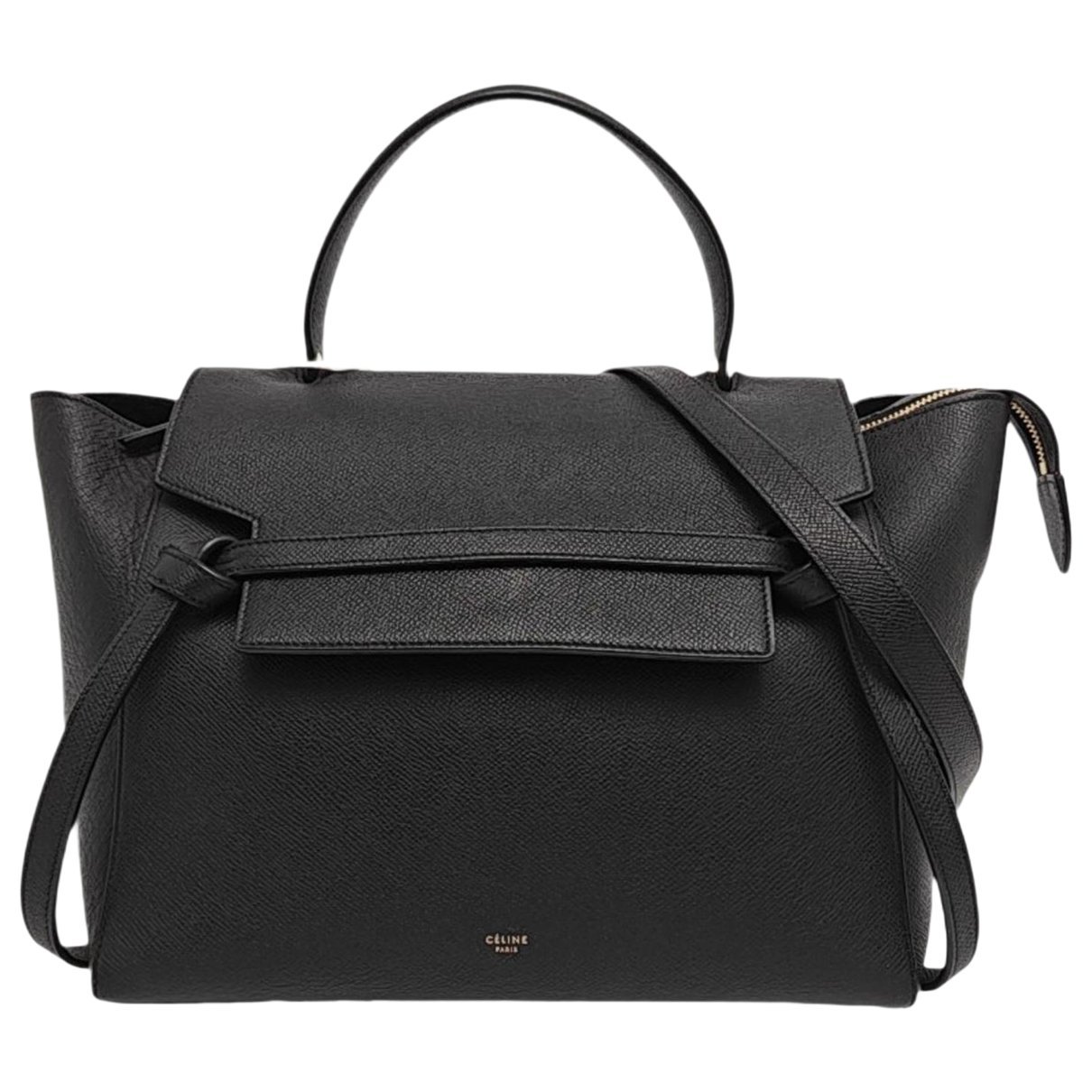 Belt leather handbag