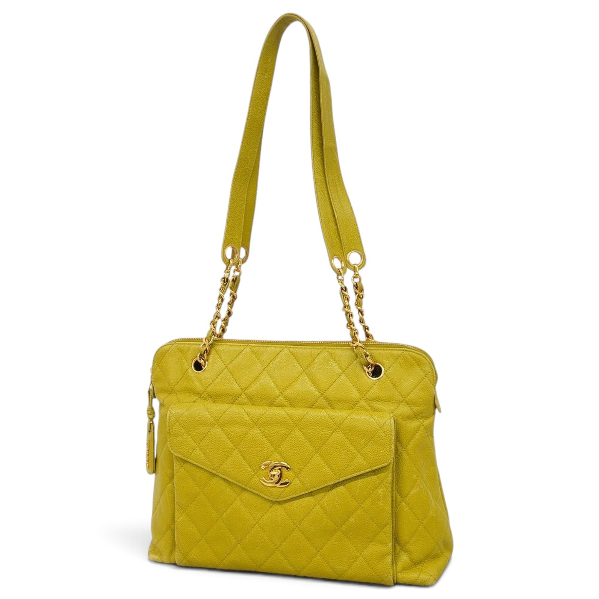 Leather tote