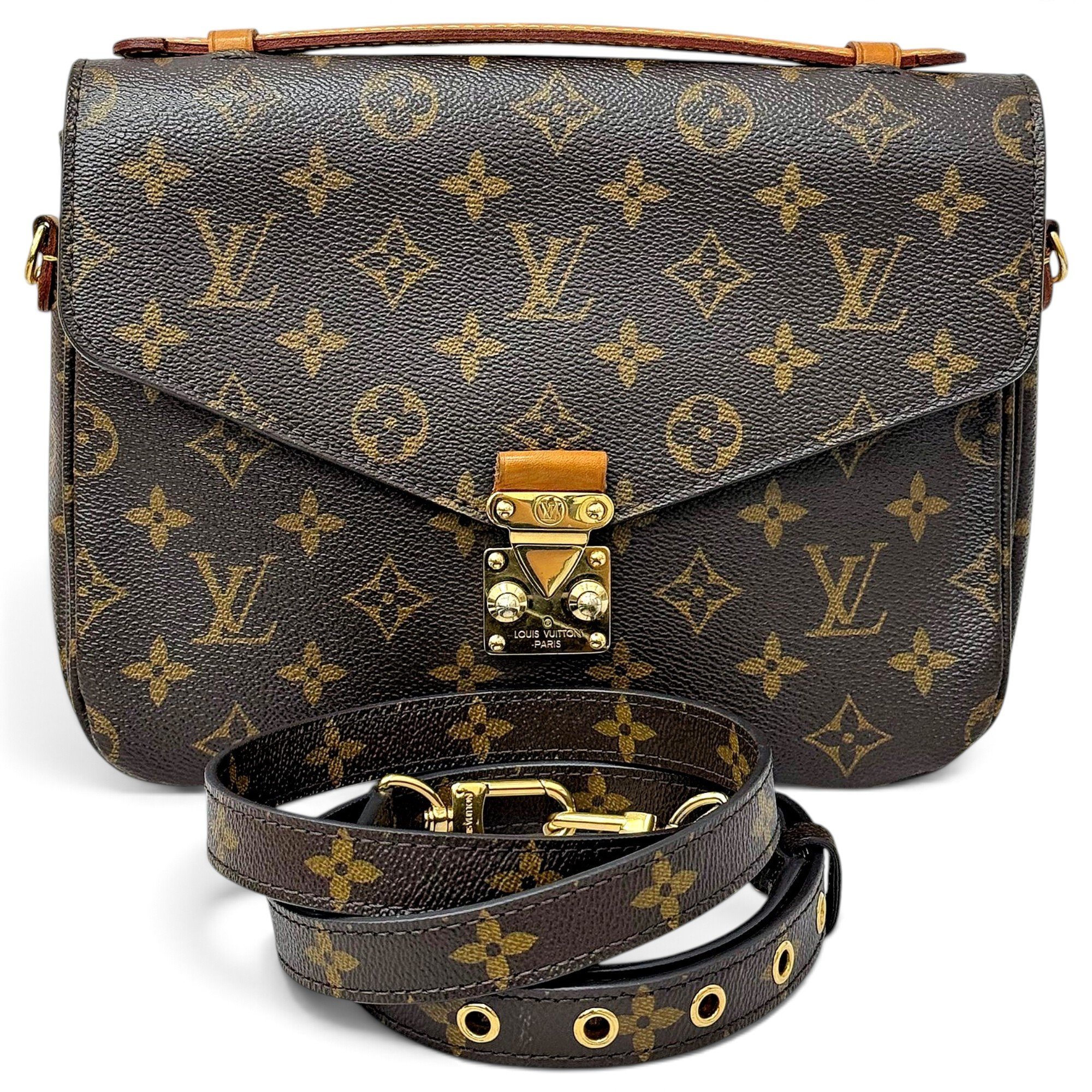 Metis leather handbag