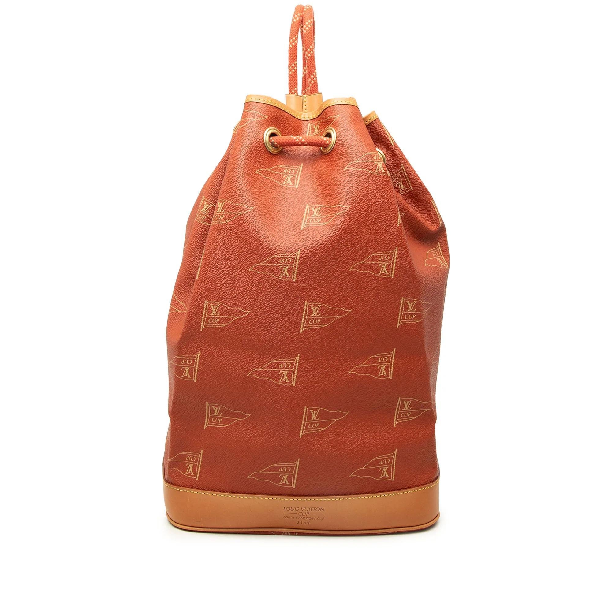 Leather backpack