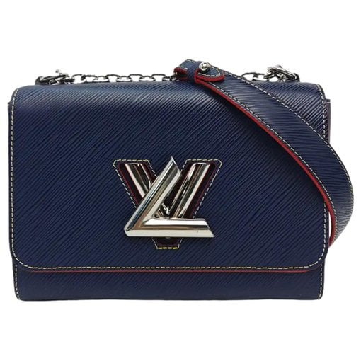 Twist leather handbag