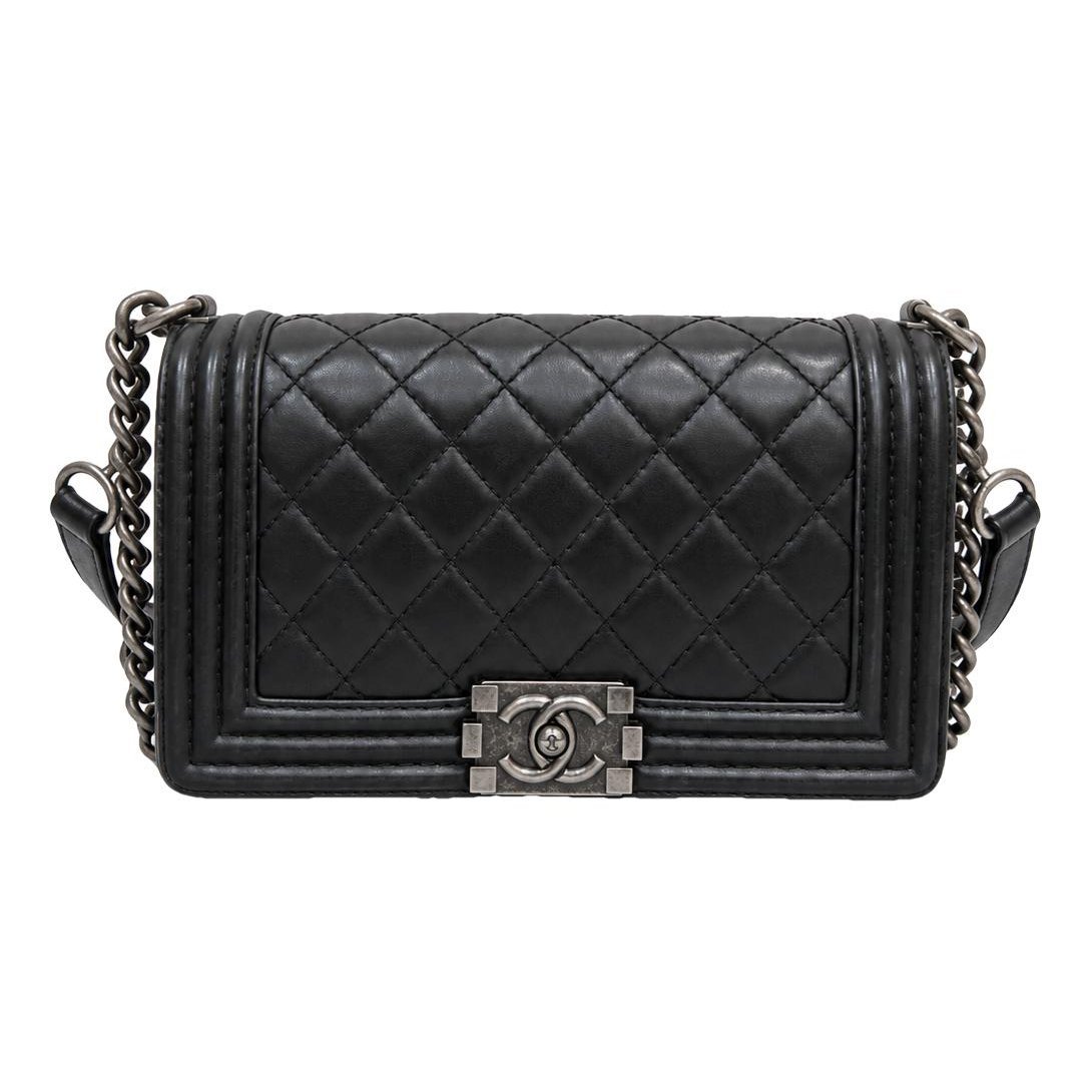 Boy leather crossbody bag