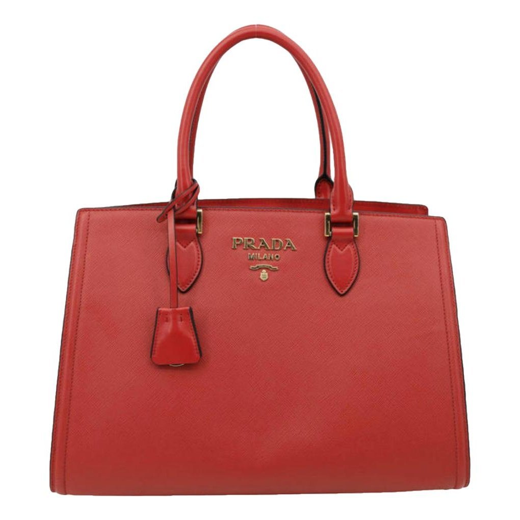 Leather tote