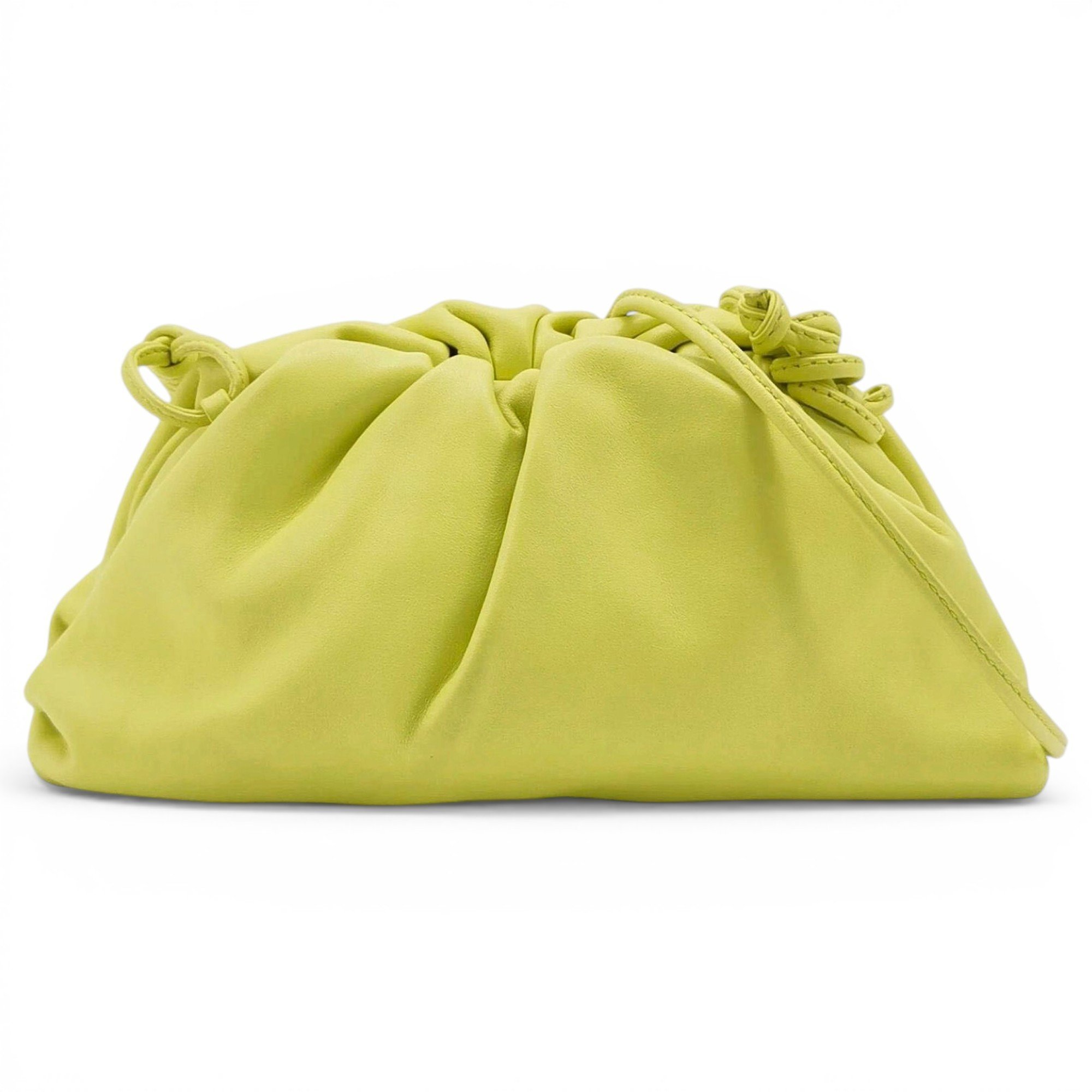 Pouch leather handbag