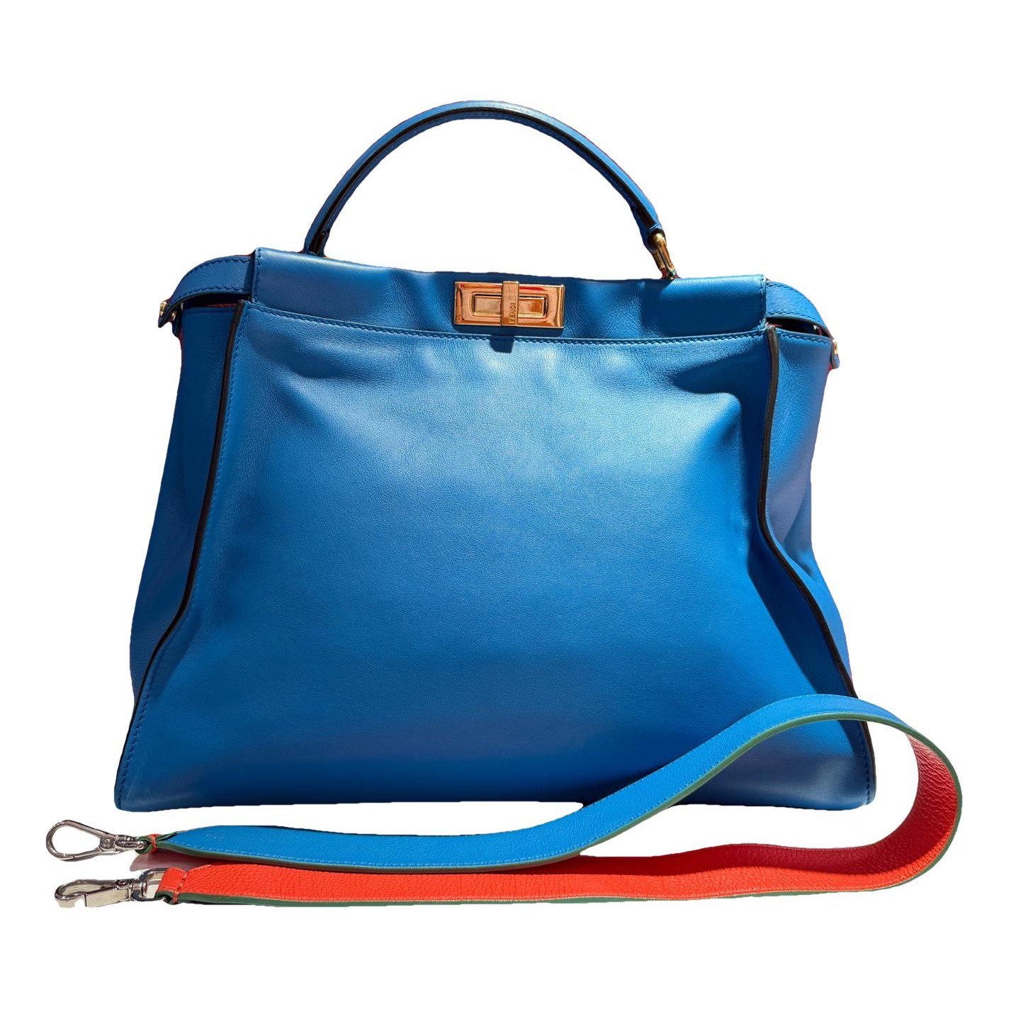 Peekaboo leather handbag