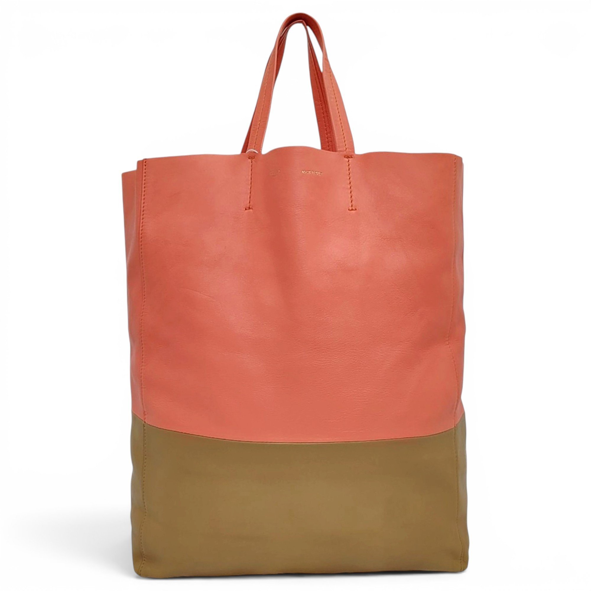 Cabas leather tote