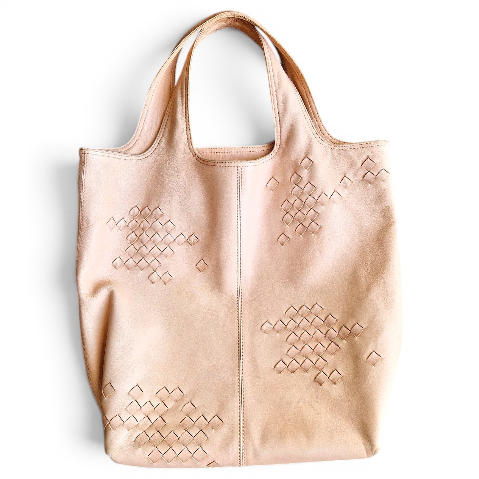 Leather tote