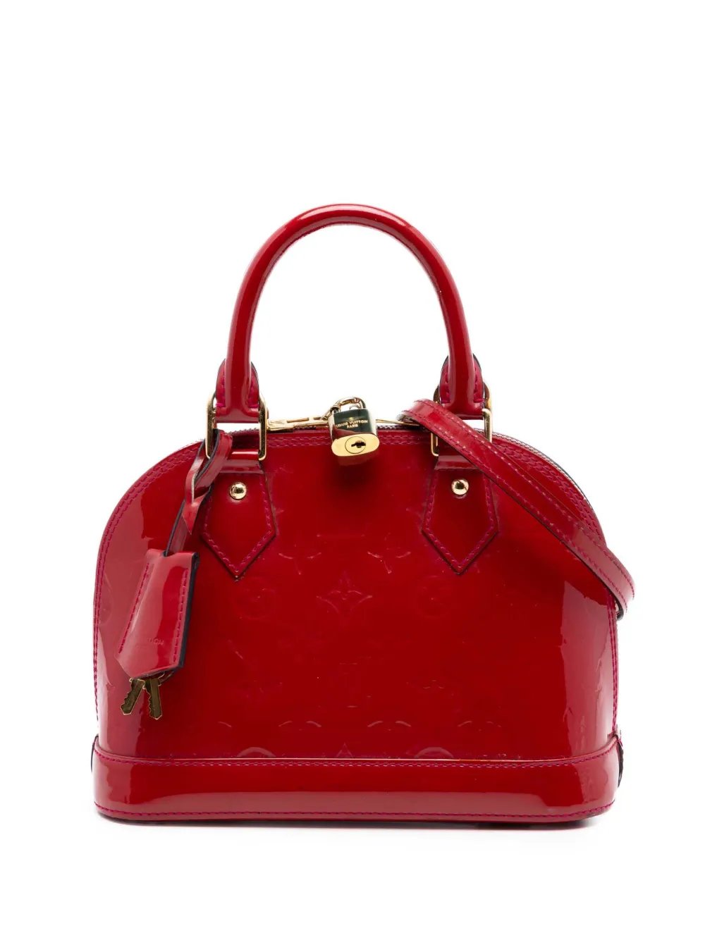 2013 Monogram Vernis Alma BB satchel