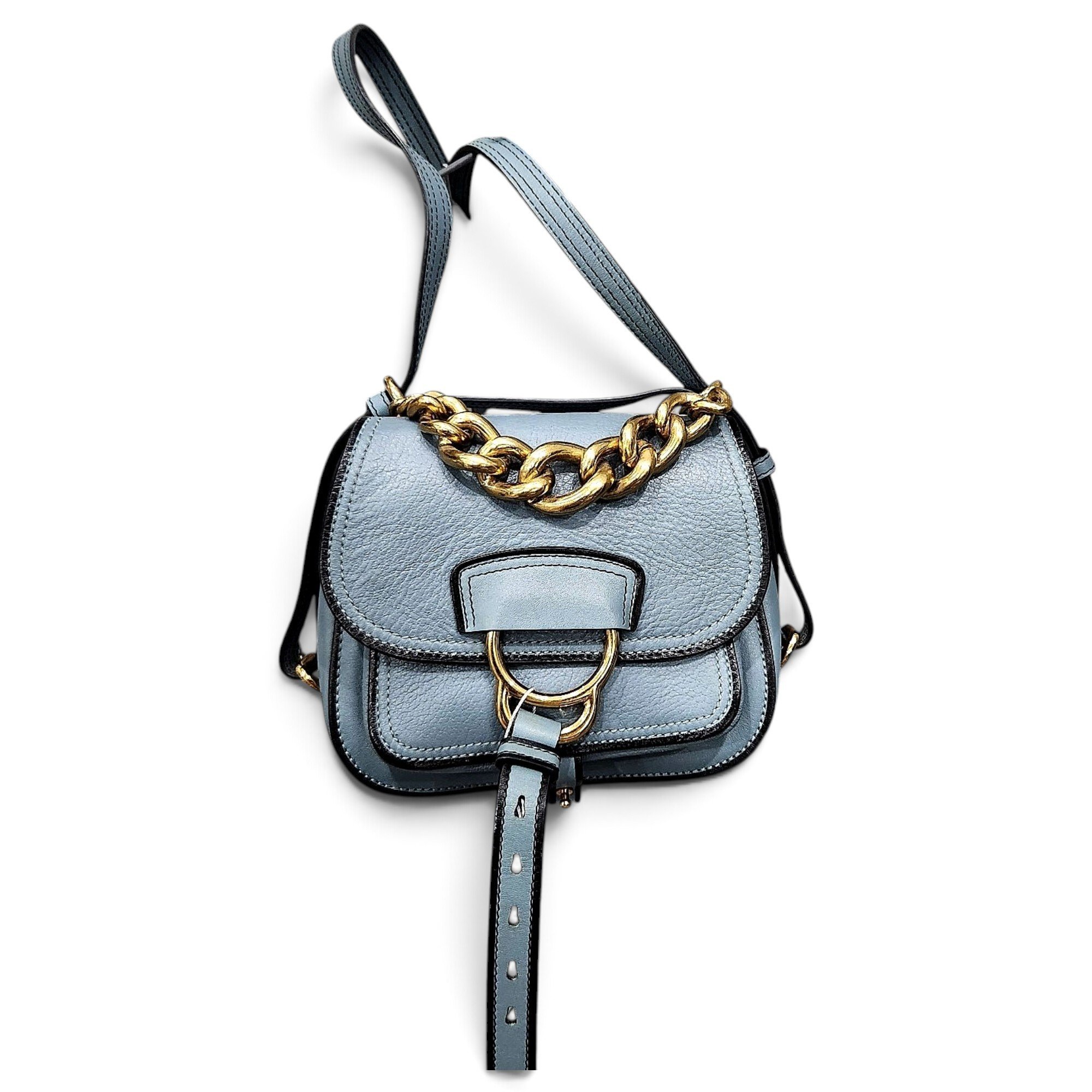 Miu Logo leather handbag