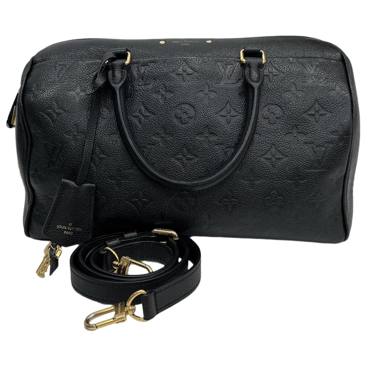Speedy leather handbag