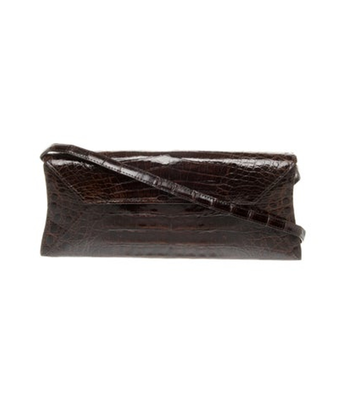 Nancy Gonzalez Gonzalez Embossed Leather Shoulder Bag