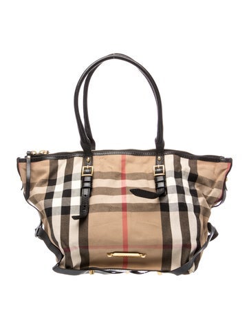 House Check Shoulder Bag Vintage